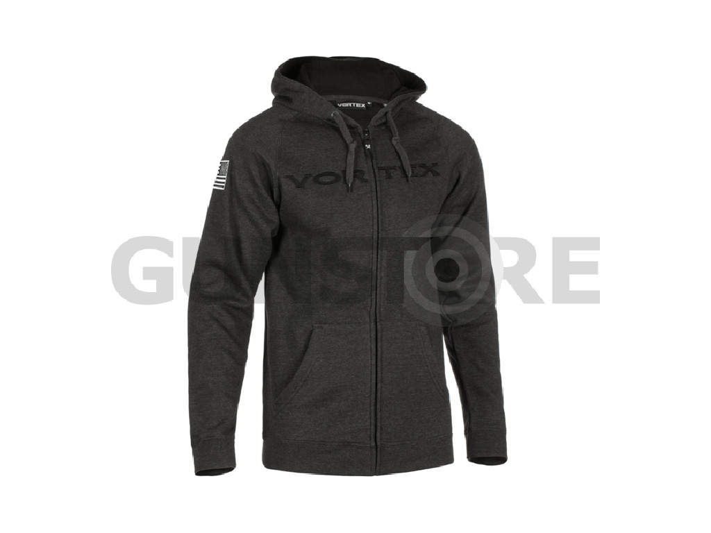 Vortex Grey Zip Hoodie