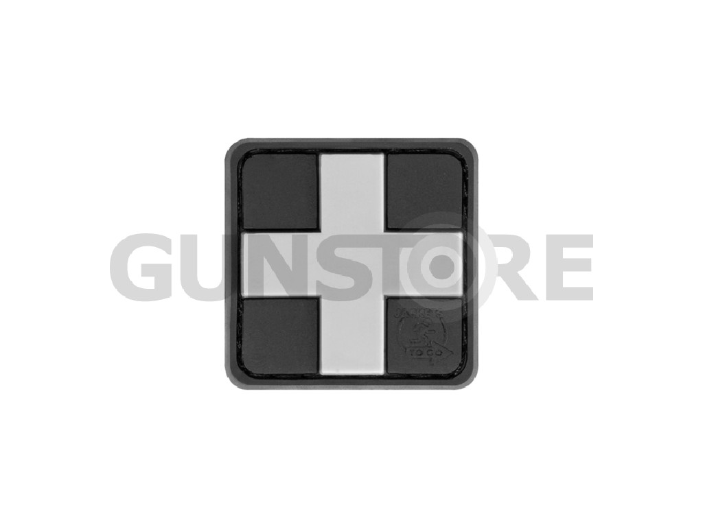 Red Cross Rubber Patch 25mm