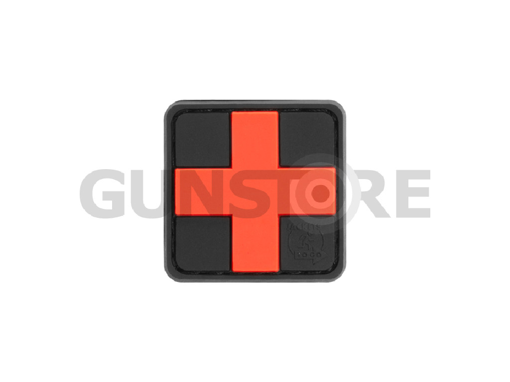 Red Cross Rubber Patch 25mm
