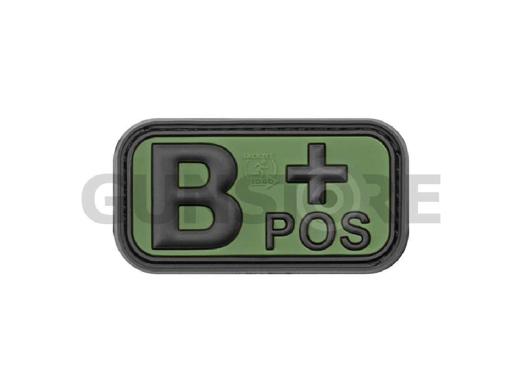 Bloodtype Rubber Patch B Pos