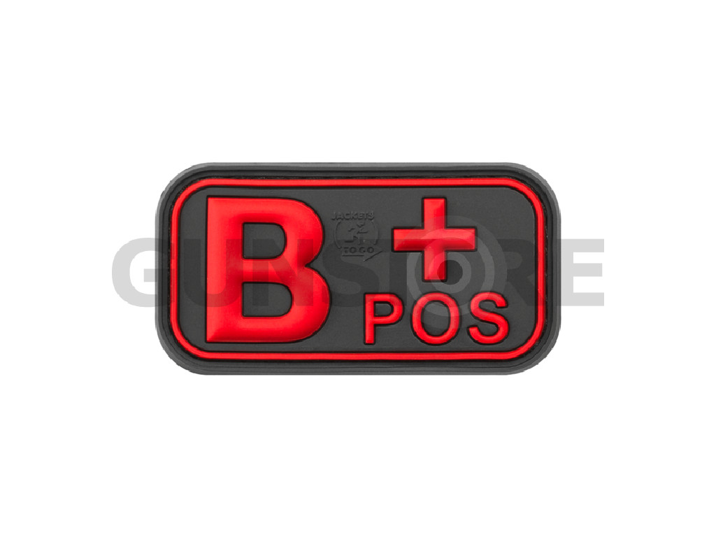 Bloodtype Rubber Patch B Pos