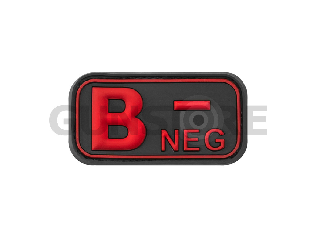 Bloodtype Rubber Patch B Neg