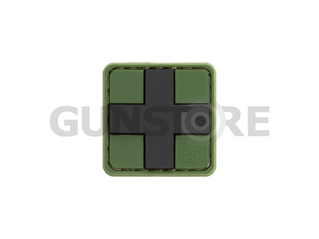 Red Cross Rubber Patch 25mm