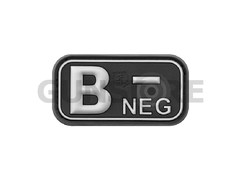 Bloodtype Rubber Patch B Neg