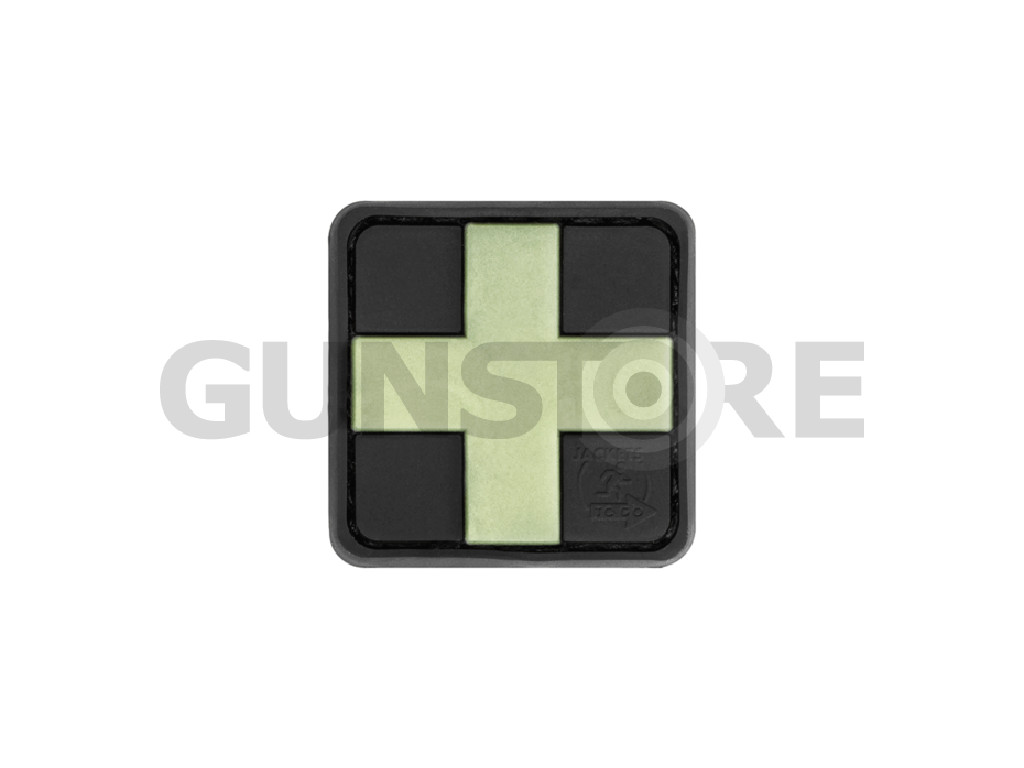 Red Cross Rubber Patch 25mm
