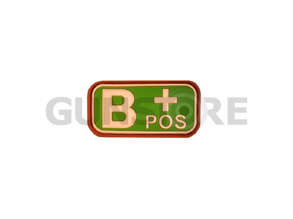 Bloodtype Rubber Patch B Pos