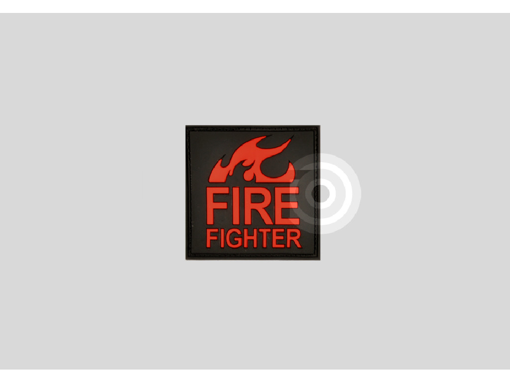 Fire Fighter Rubber Patch