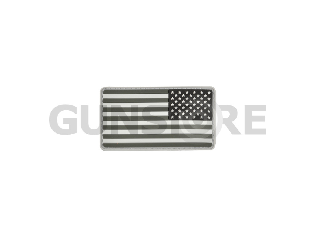 US Flag Rubber Patch Reversed