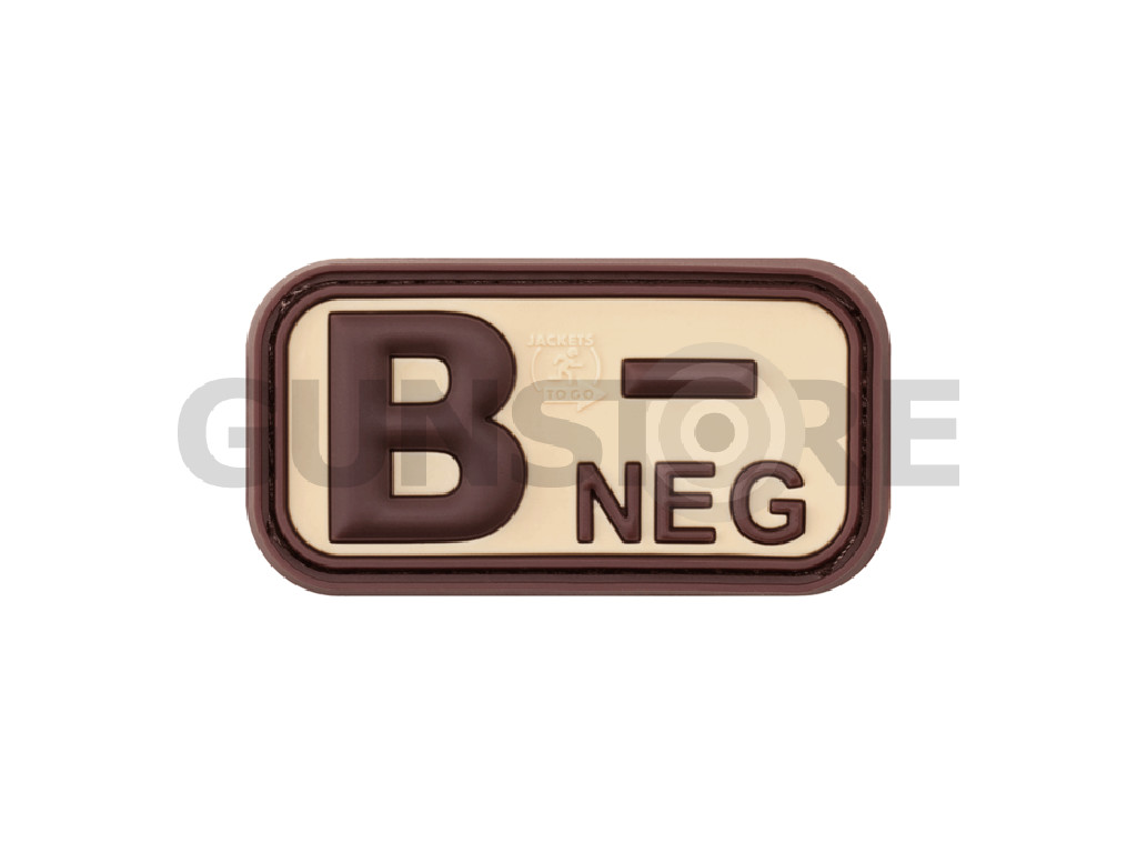 Bloodtype Rubber Patch B Neg