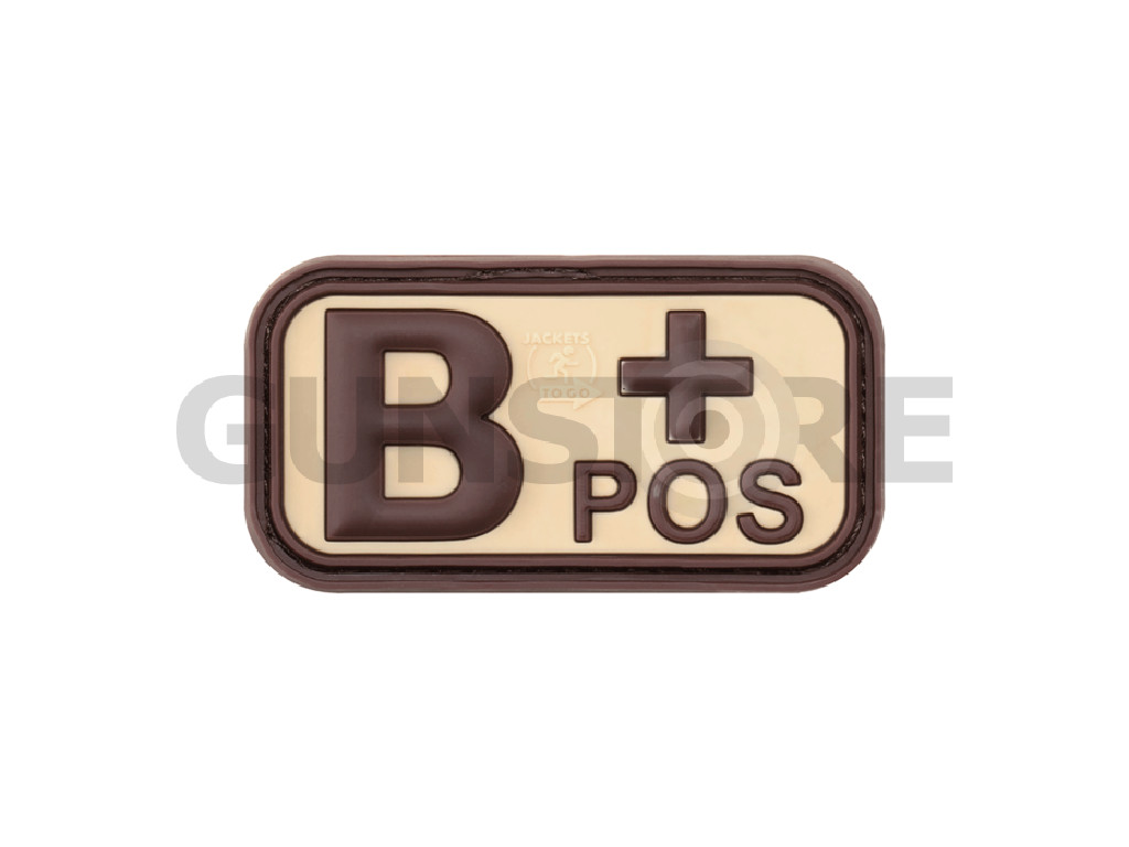 Bloodtype Rubber Patch B Pos