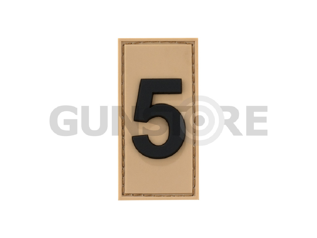 5 Team Member Rubber Patch Desert
