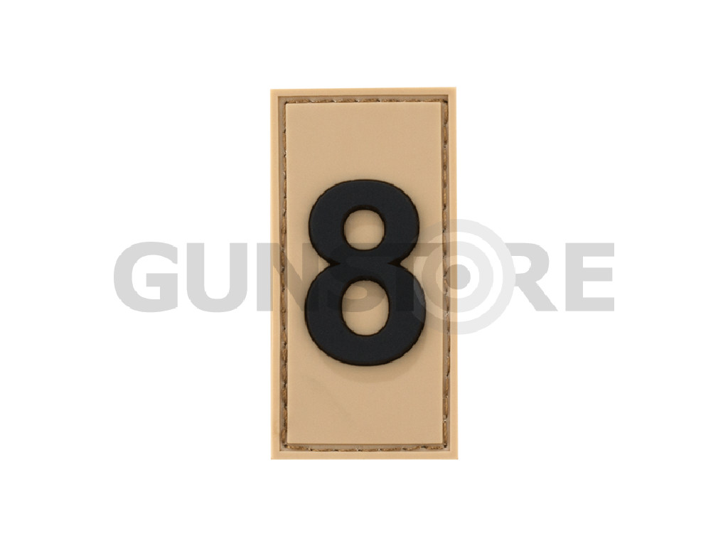 8 Team Member Rubber Patch Desert