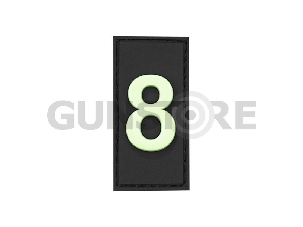 8 Team Member Rubber Patch Glow in the Dark