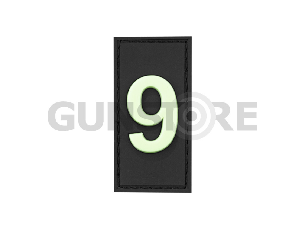 9 Team Member Rubber Patch Glow in the Dark