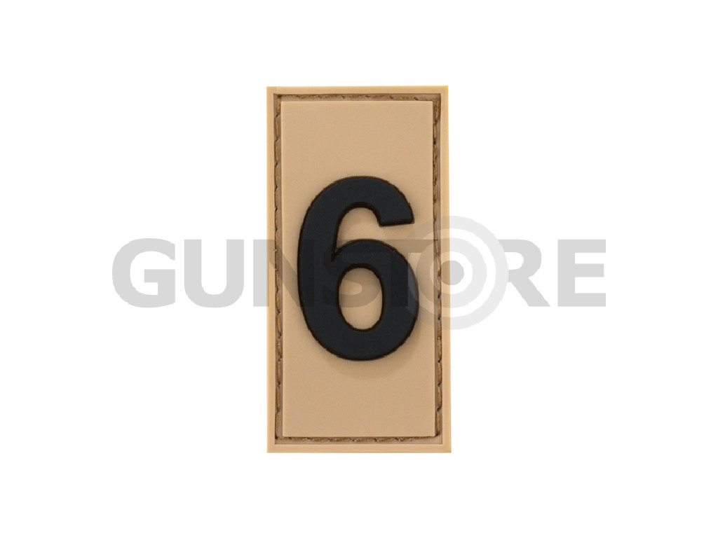 6 Team Member Rubber Patch Desert