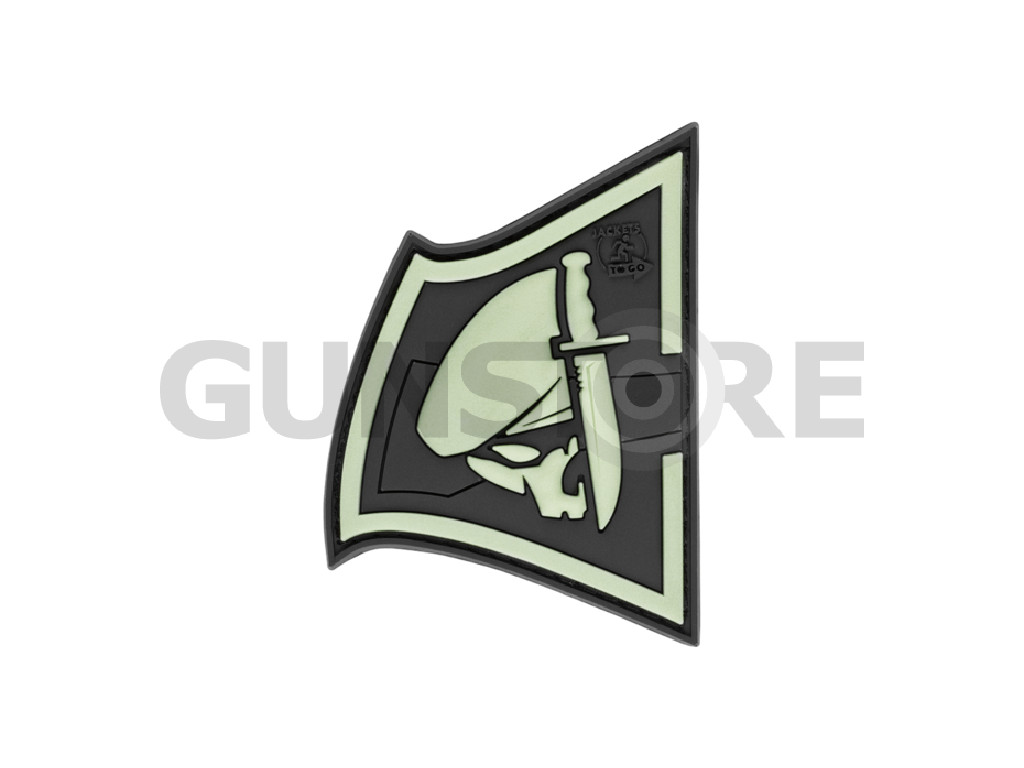 Rebel Skull Rubber Patch