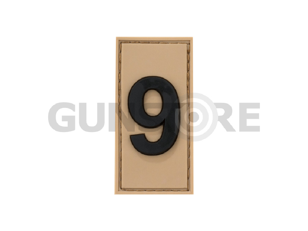 9 Team Member Rubber Patch Desert