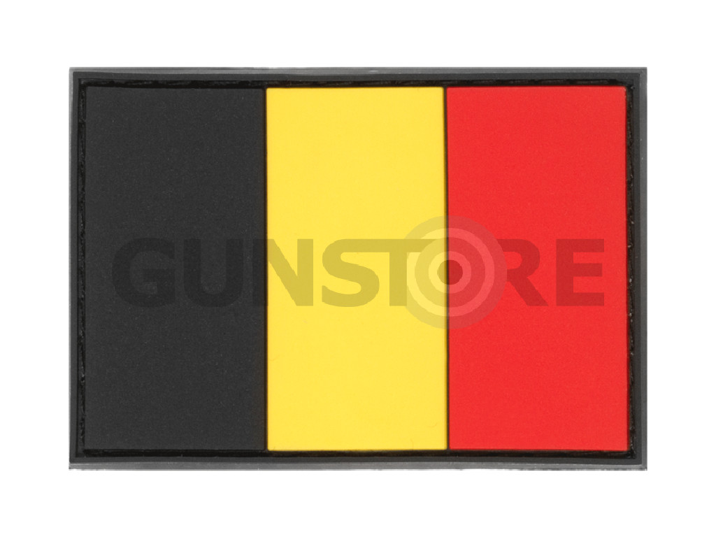 Belgium Flag Rubber Patch
