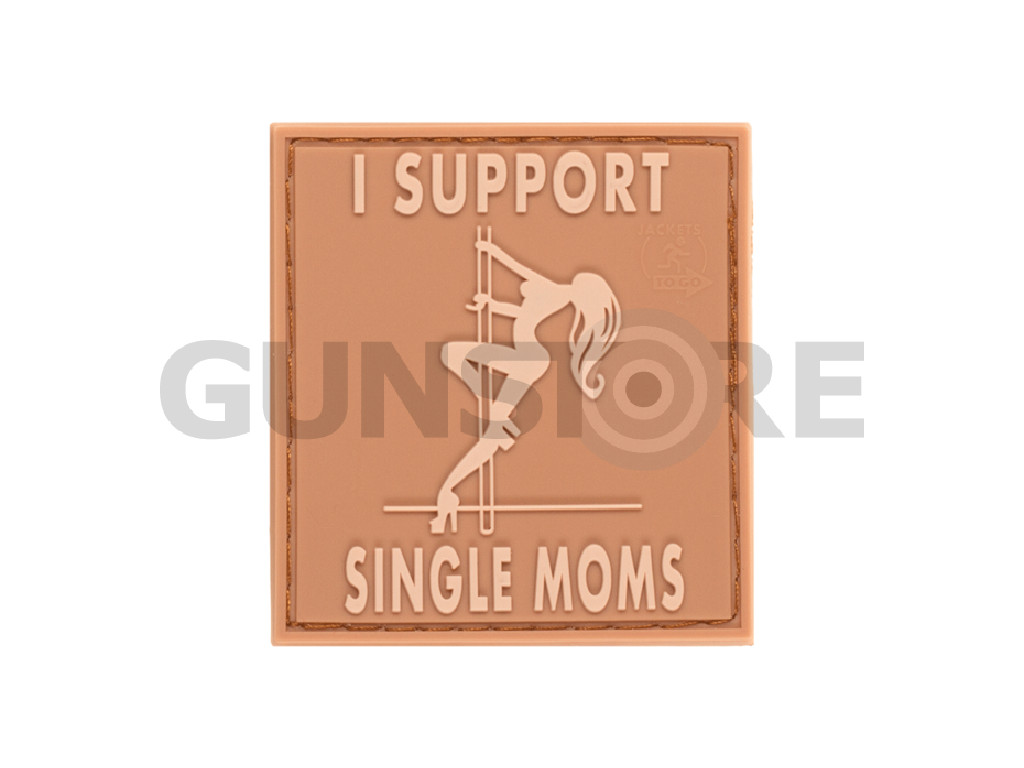 I Support Single Mums Rubber Patch