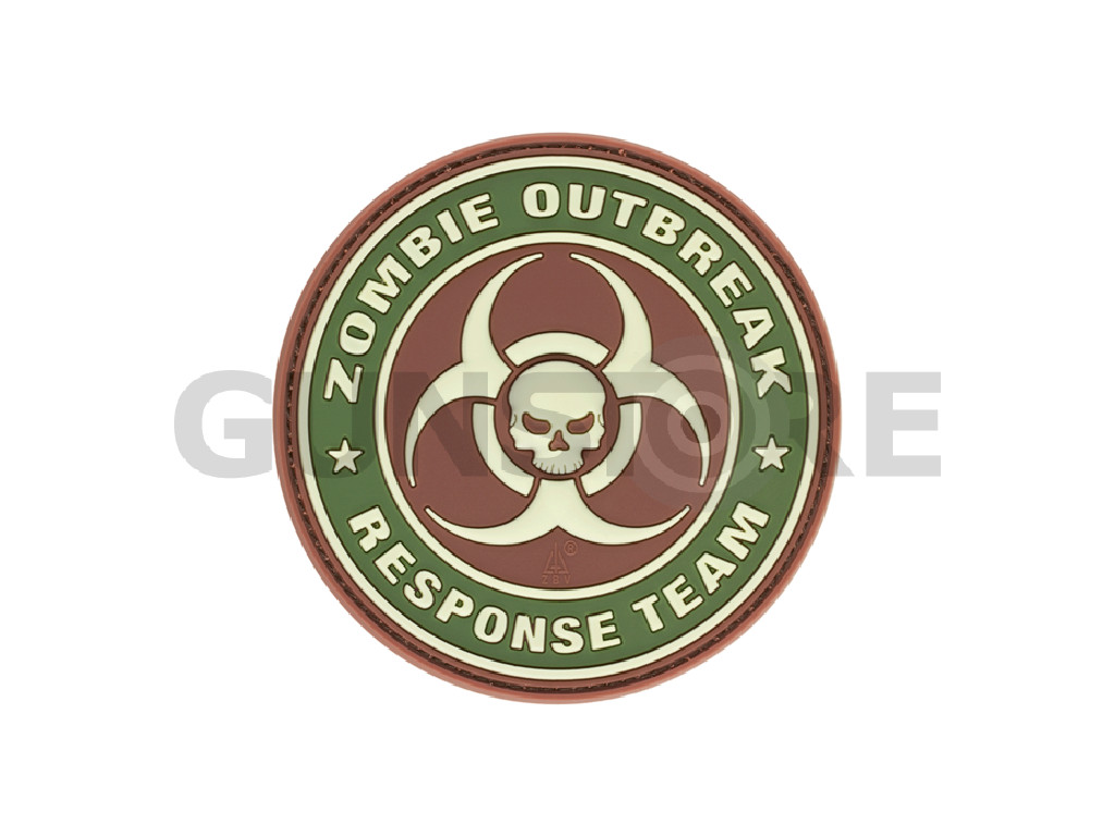 Zombie Outbreak Rubber Patch