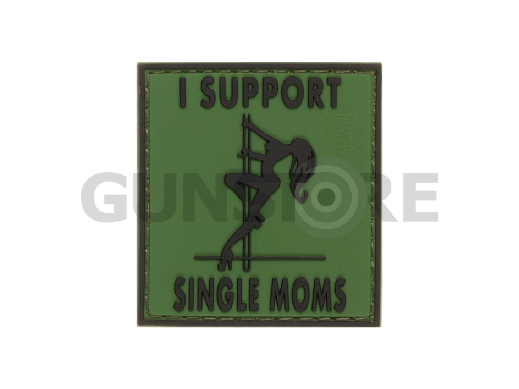 I Support Single Mums Rubber Patch