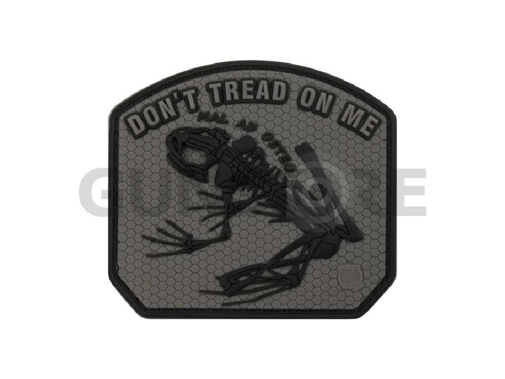 Don't Tread on me Frog Rubber Patch