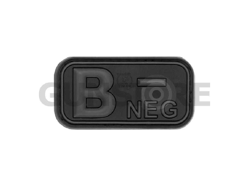 Bloodtype Rubber Patch B Neg