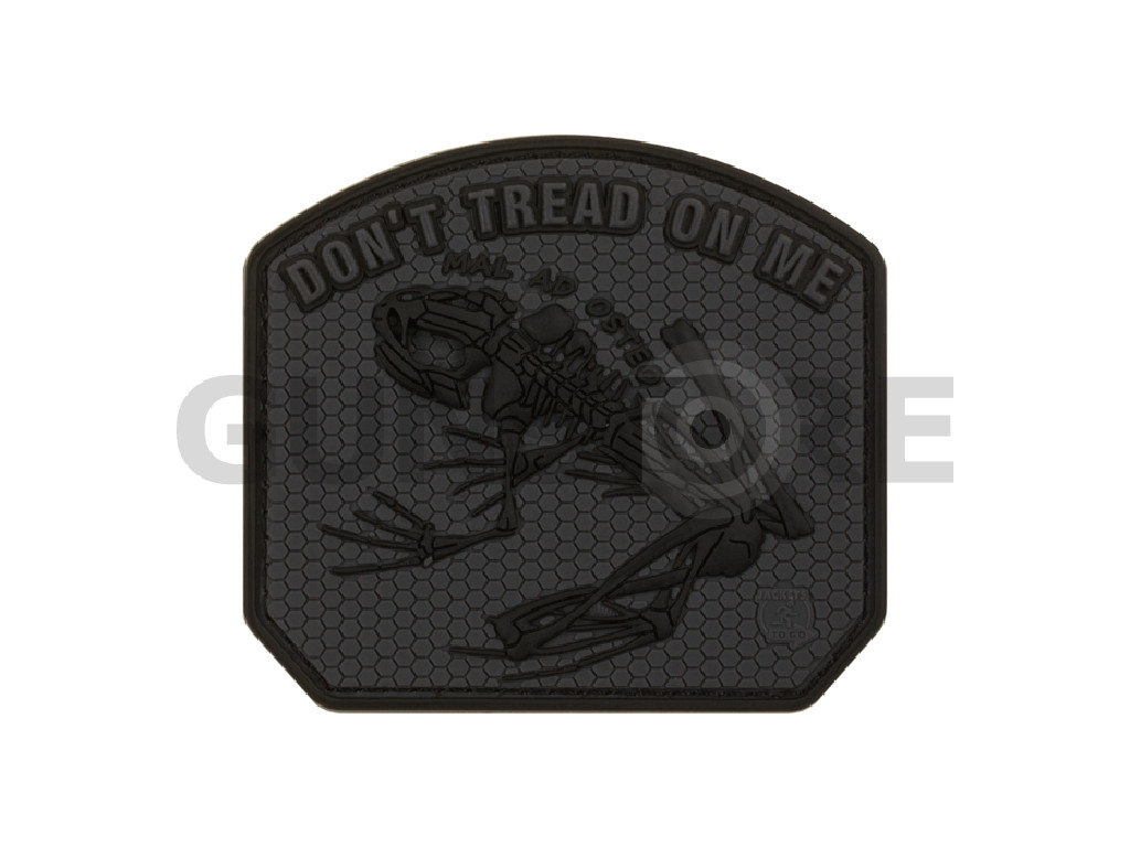 Don't Tread on me Frog Rubber Patch
