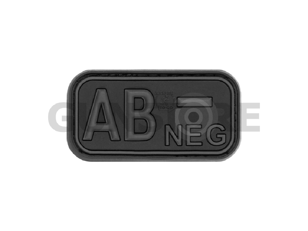 Bloodtype Rubber Patch AB Neg