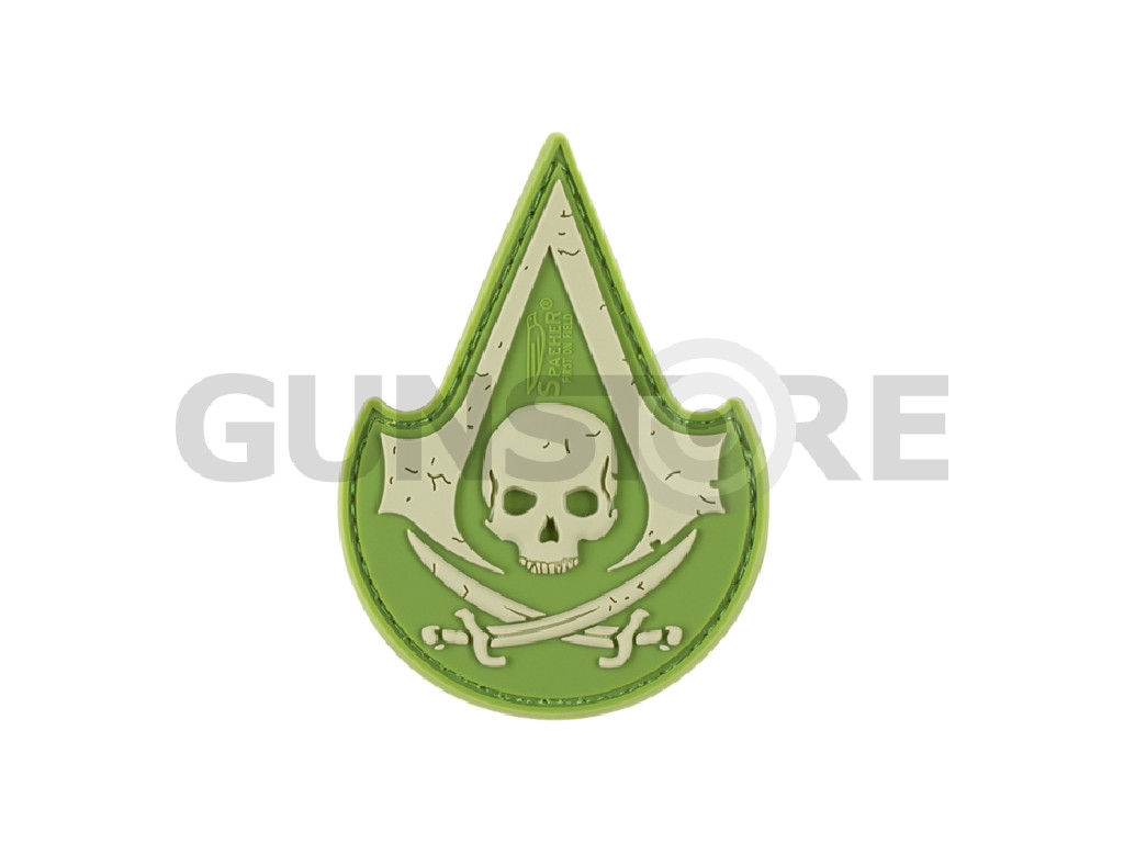 Assassin Skull Rubber Patch