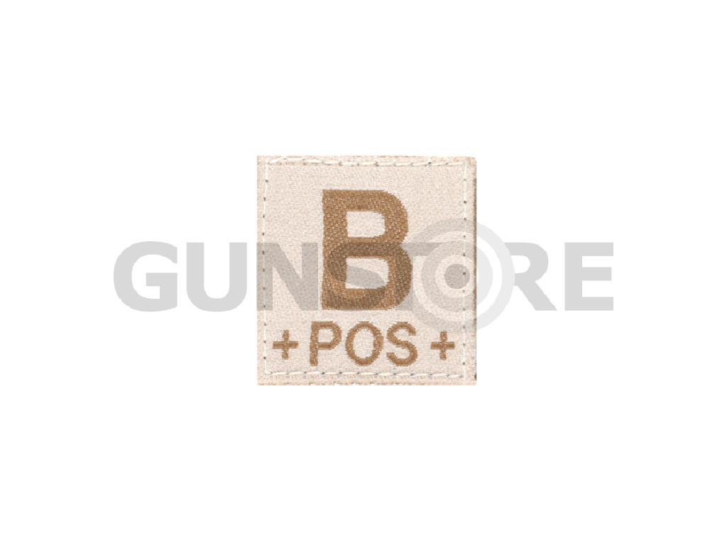 B Pos Bloodgroup Patch