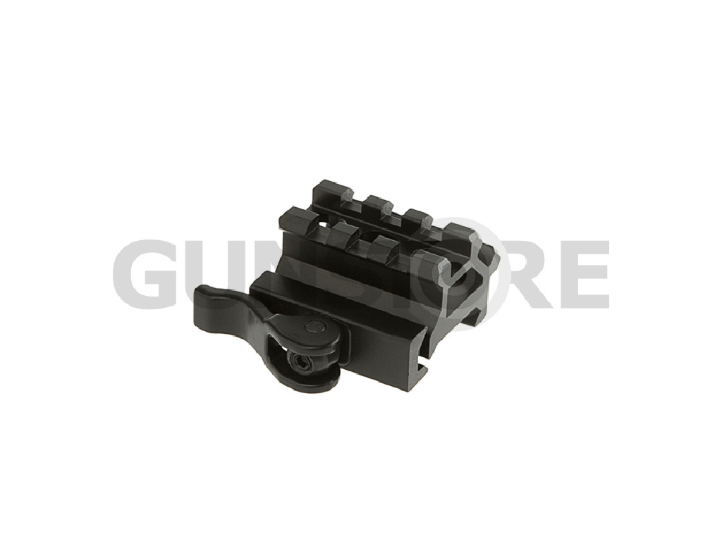 QD Angle Mount Double Rail 3-Slot