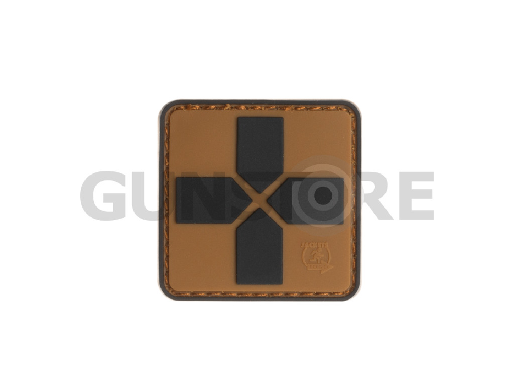 Red Cross Rubber Patch 40mm