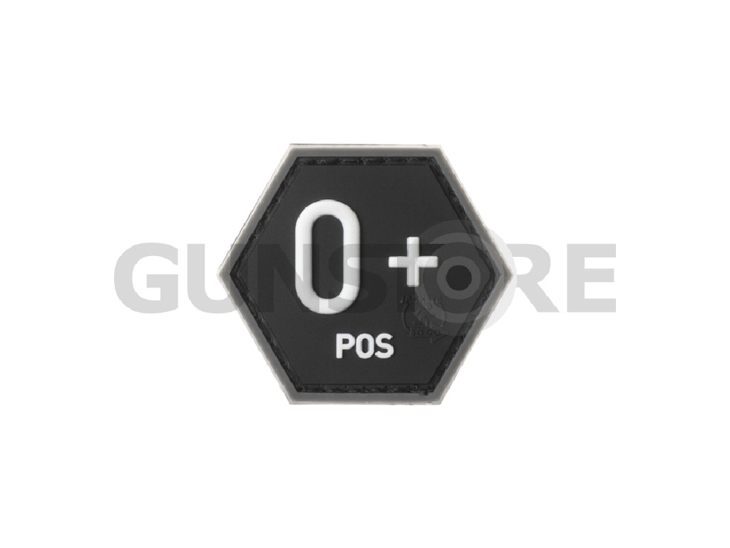 Bloodgroup Hexagon Rubber Patch 0 Pos