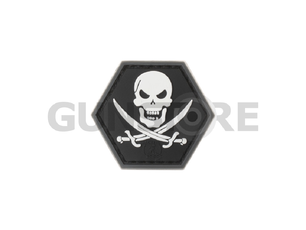 No Fear Pirate Rubber Patch