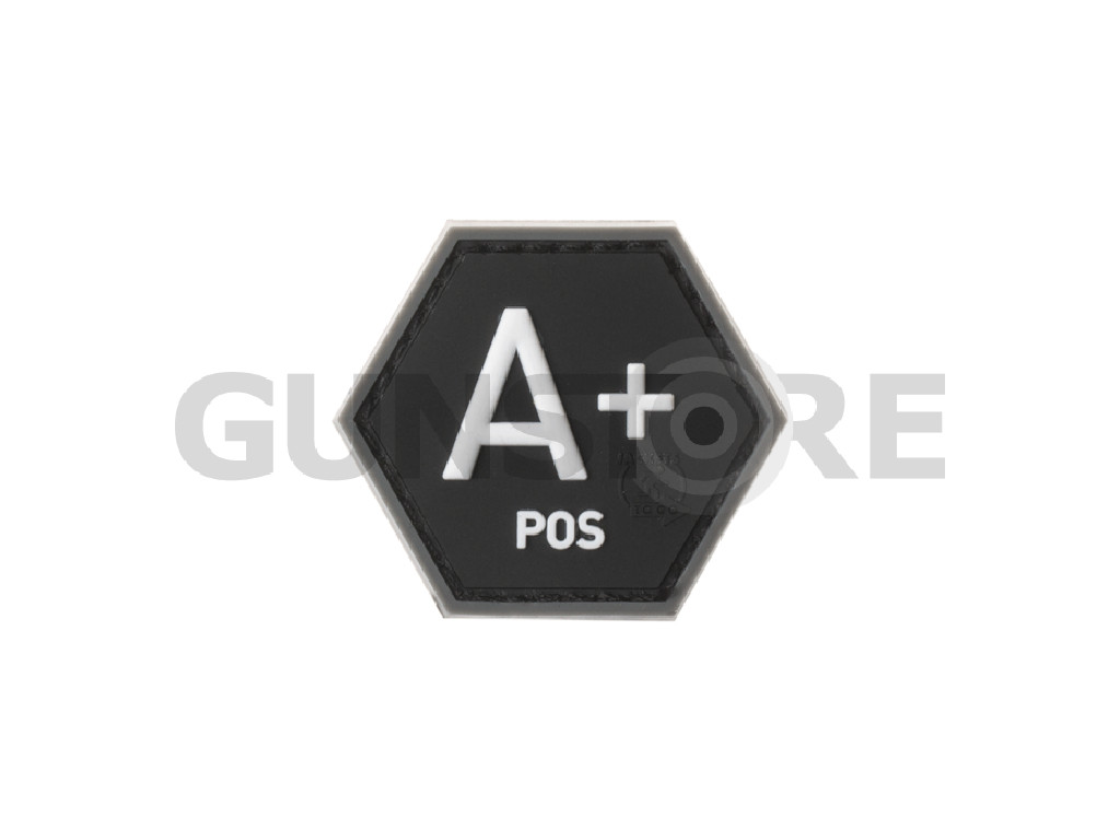 Bloodgroup Hexagon Rubber Patch A Pos