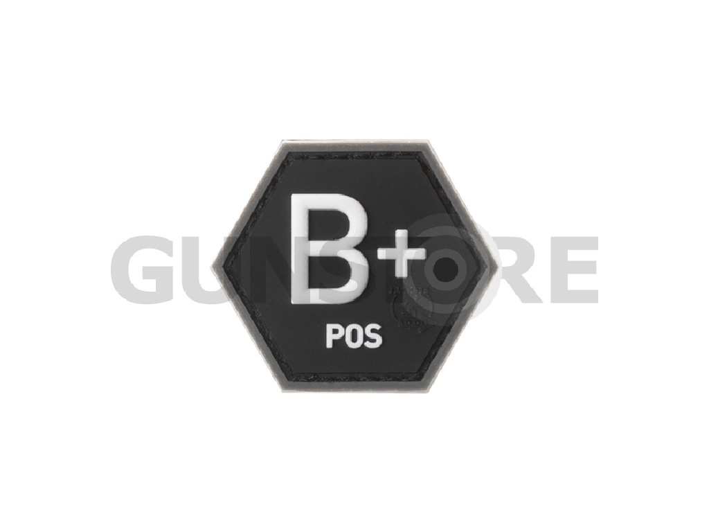Bloodgroup Hexagon Rubber Patch B Pos