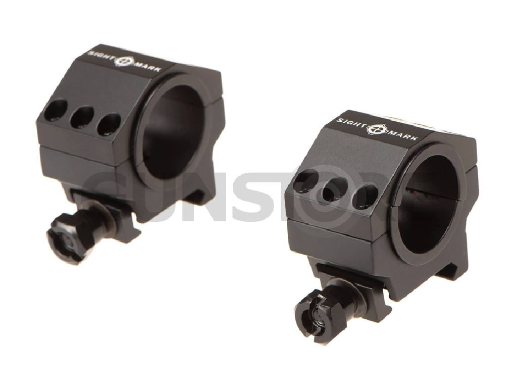 30mm / 25.4mm Tactical Mounting Rings - Low Height