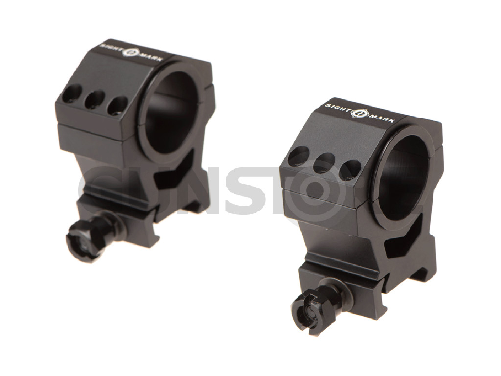 30mm / 25.4mm Tactical Mounting Rings - High Heigh