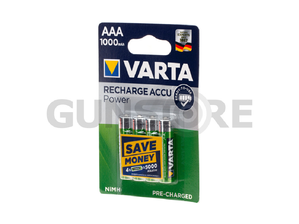 AAA Rechargable 1000mAh 4pcs