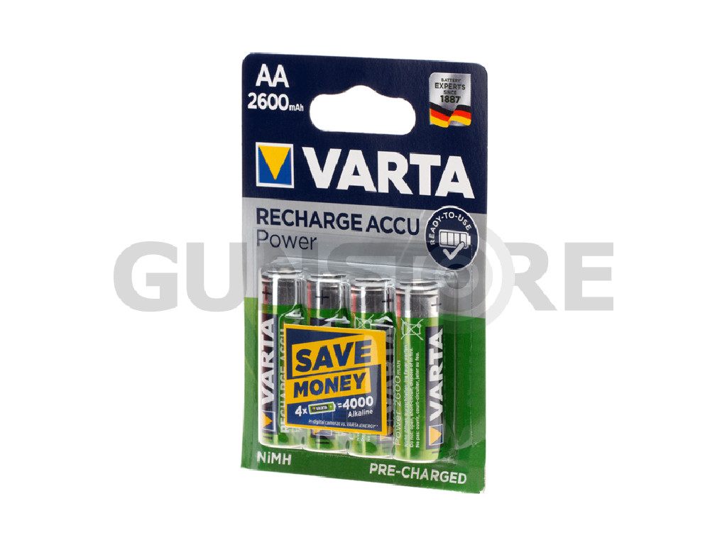 AA Rechargable 2600mAh 4pcs