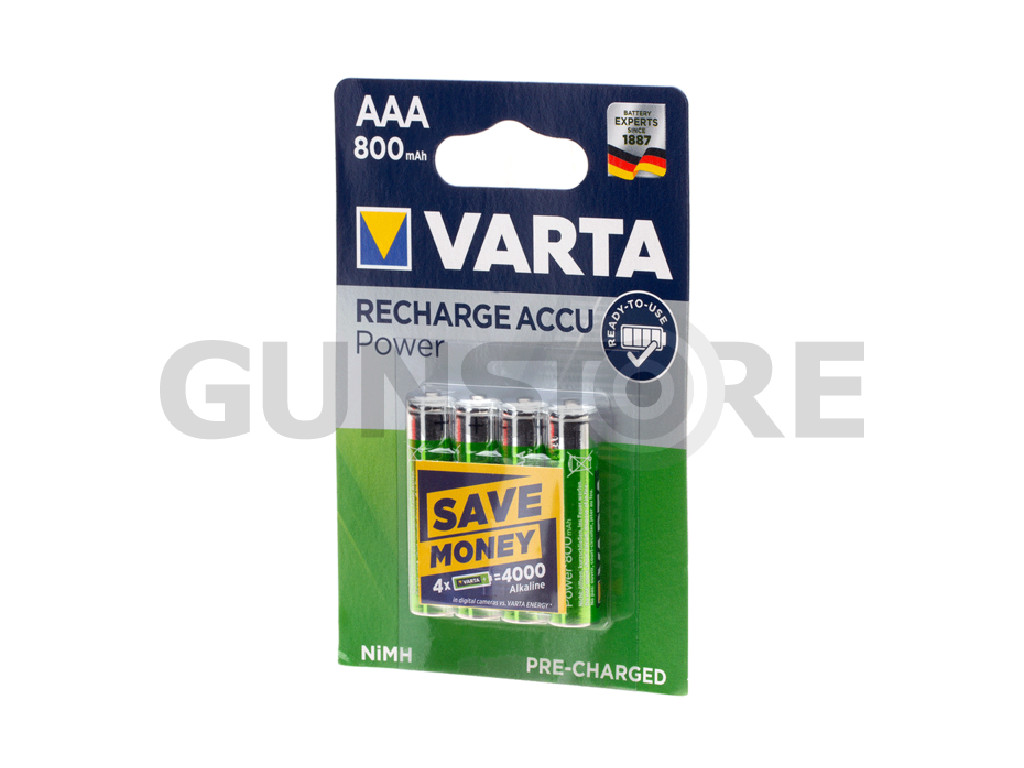 AAA Rechargable 800mAh 4pcs