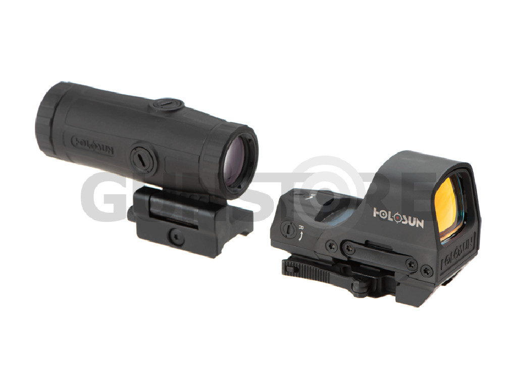 HS510C Solar Red Circle Dot Sight Combo with HM3X