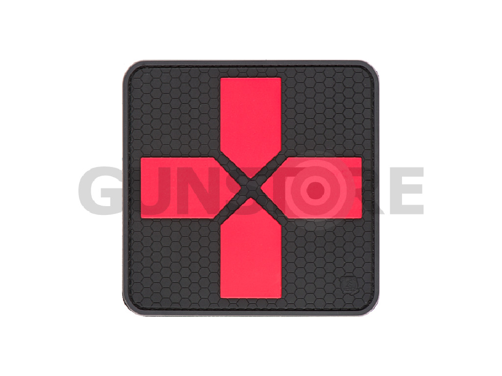 Big Red Cross Medic Rubber Patch