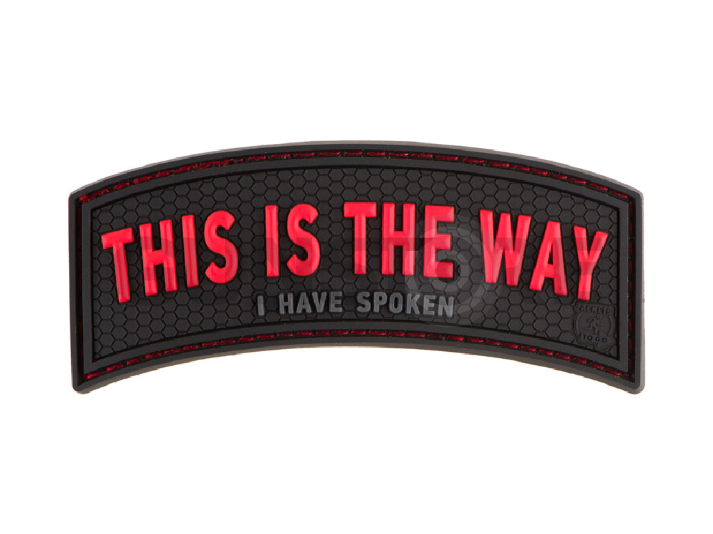 This is the Way Rubber Patch