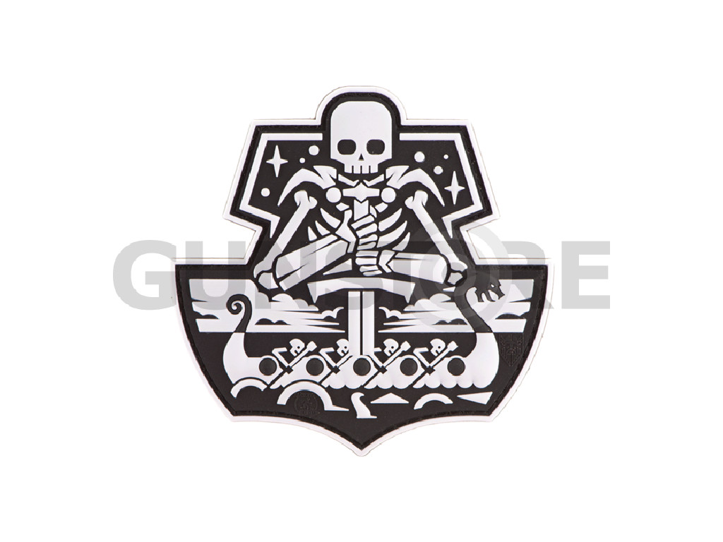 Ghost Ship Skull Rubber Patch