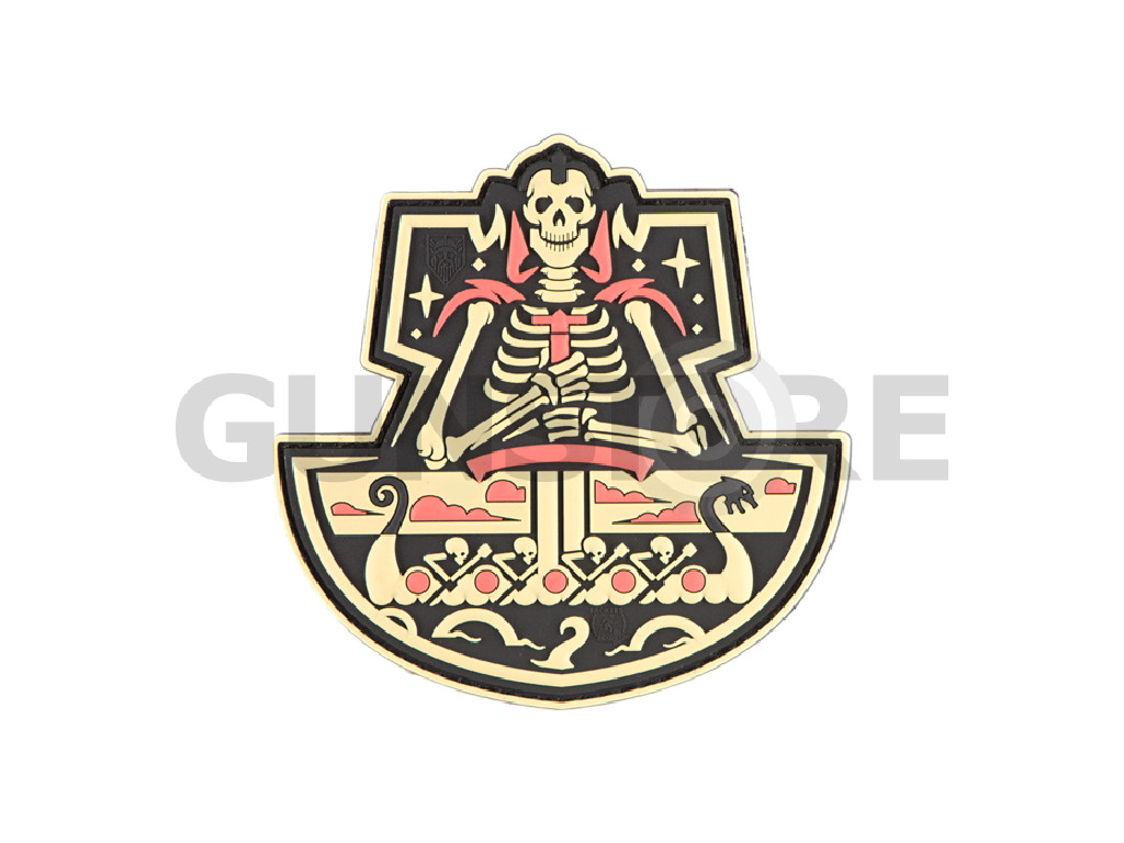 Ghost Ship Skull Rubber Patch