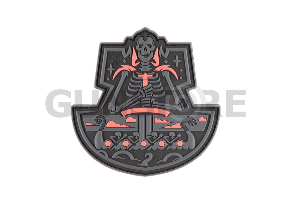 Ghost Ship Skull Rubber Patch
