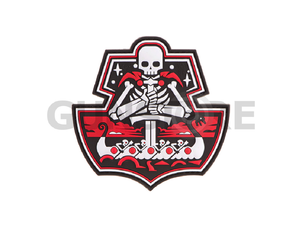 Ghost Ship Skull Rubber Patch
