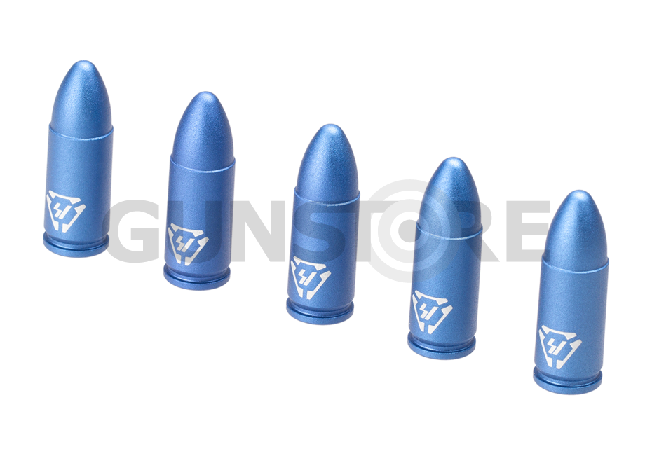 Aluminum Dummy Rounds 9x19mm 5pcs